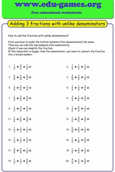 the addition worksheet for adding fraction numbers to three digities with two digits