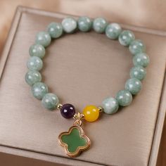 Mother's Day Gift Choice Aquamarine Jade Freshwater Cultured Pearl Bracelet with Sterling Silver Clasp