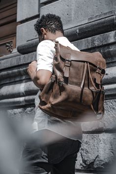 Robel Backpack: Dark Brown - SKADMAS Large Capacity Laptop Backpack For Travel, Travel Backpack With Flap, Everyday Duffle Bag Backpack With Functional Pockets, Functional Adventure Backpack With Adjustable Strap, Large Capacity Flap Travel Bag, Urban Bags With Adjustable Straps For Everyday, Brown Travel Backpack With Adjustable Straps, Leather Backpack With Large Capacity, Leather Travel Bag With Large Capacity