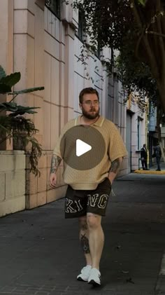 Kyle Pretzlaff on Instagram: "This or That? Styling two shorts from @NoveMEN - what do you like better, the warmer tones? or the all-black? Let me know! The deets: Outfit 1  -Arrow short sleeve polo -King nylon shorts  Outfit 2  -Come-through embroidered shorts xxl -Essential long-sleeve tee #AD #NovaMEN #NovaMENambassador #fashionnova #thisorthat #shorts #menssummeroutfit #mensstyle #summertrends" Big Boy Fashion, Style Inspo 2023, Gray Outfit, Men's Summer Outfit, Nylon Shorts, Grey Outfit, Big Guy, Shorts Outfit, Plus Size Style