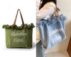 Elevate your style with our Canvas Beach Tote Bag, a versatile and personalized accessory designed to cater to your various needs. Whether you're soaking up the sun at the beach, heading to school, or planning a bachelorette getaway, this spacious tote is the perfect companion. 👜 Size/Dimension: 19.7 inches x 5.5 inches x 14.2 inches. This canvas tote offers ample space for all your essentials, making it ideal for beach days, school, or travel. 🎁 Perfect Gift: Customize this bag for a thoughtful and personalized touch, making it an excellent gift for her, a bachelorette party, or anyone who values functional and stylish accessories. 🏖️ Beach-Ready: Crafted from durable canvas, this tote is designed to handle sandy shores with ease. Its spacious interior ensures you can carry everything Green Canvas Bags For Summer, Trendy Canvas Shoulder Bag For Beach Season, Green Canvas Bag With Removable Pouch For Summer, Trendy Green Canvas Beach Bag, Summer Large Capacity Green Canvas Bag, Green Summer Beach Bag With Removable Pouch, Green Rectangular Canvas Bag For Summer, Summer Green Rectangular Canvas Bag, Green Canvas Bags For Vacation