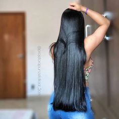 Silk Press Natural Hair, Long Indian Hair, Wine Hair, Luscious Hair, Long Layered Haircuts