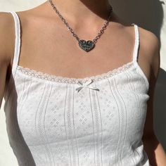 Just A Girl Necklace Heart Shaped Watch, Engraved Heart Necklace, Jewelry For Girls, Girl Necklace, Stainless Steel Chain Necklace, Pearl Necklaces, Silver Chains, Butterfly Jewelry, Unisex Jewelry