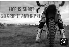 Motocross Quotes, Dirt Bike Quotes, Best Short Quotes, Motocross Love, Bike Quotes, Biker Quotes, Motorcycle Quotes, Dirt Bike Girl, Fox Racing