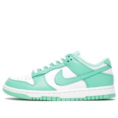 Classic Nike Dunk detailing like the perforated toebox also features, giving the sneaker an OG feel. Unlike its pastel-ridden counterpart, the “Green Glow” matches the silhouette’s original two-toned combination. Over its overlays, the titular hue covers unabated, dressing everything from the toe cap to the counter and Swoosh.  SKU: DD1503-105 Release Date: Apr 16,2021 Color: White/Green Glow-White Pastel Sneakers With Rubber Sole For Streetwear, Sporty Pastel Sneakers For Streetwear, Nike Lace-up Skate Shoes With Translucent Outsole, Pastel Low-top Sneakers With Rubber Sole, Pastel Round Toe Sneakers For Streetwear, Pastel High-top Sneakers For Streetwear, Nike Skate Shoes With Gum Sole For Light Sports, Green Sneakers With Gum Sole For Light Sports, Green Sneakers With Gum Sole For Casual Sports