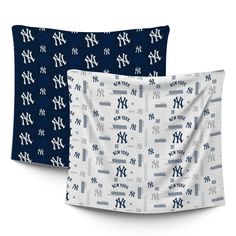 two new york yankees pillow cases