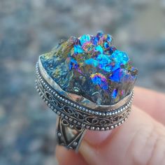 Brand New Handmade Titanium Crystal Druzy Antique Design Silver Statement Ring. Size 8.25 925 Stamped New To Poshmark? Use Referral Code Kimberlyn222 To Receive $10. Iridescent Spiritual Rings As Gifts, Iridescent Sterling Silver Crystal Promise Ring, Silver Spiritual Crystal Ring With Birthstone, Spiritual Silver Crystal Ring Gift, Iridescent Birthstone Rings For Gift, Iridescent Sterling Silver Rings For Gifts, Iridescent Sterling Silver Promise Ring, Unique Iridescent Crystal Ring In Sterling Silver, Silver Crystal Ring For Anniversary