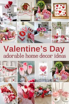 valentine's day decorations and decorating ideas for the kitchen, dining room or bedroom