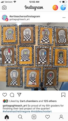 an instagram photo with some pictures on it