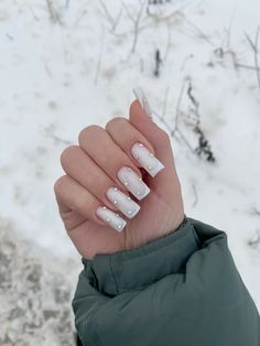 #френч #ногти #стразы Summer Gel Nails, Nail Time, Edgy Nails, Casual Nails, Instagram Nails, Diamond Nails, Dope Nails, Cute Acrylic Nails, Nude Nails