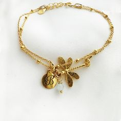 "The subtle Dainty layering dragonfly  bracelet is truly beautiful-  intricately detailed  so sweet jewelry. May be worn on its own, or styled with the other. This is \"double face\" charm-same for both side , no worry on the pendant twist ! Matching jewelry available :)  https://www.etsy.com/shop/AnemonAtelier?ref=seller-platform-mcnav&search_query=dragonfly ♡ DETAILS  Pendant : 0.66\" x 0.78\" (17 mm x 2 cm) Material:  24 k gold plated over 925 sterling silver  Lenght: 6.29\" - 16 cm plus exte Dragonfly Bracelet, Jewelry Nature, Sweet Jewelry, Dragonfly Jewelry, Jewelry Simple, Gold Jewelry Simple, Matching Jewelry, Double Chain, Bracelet Gold