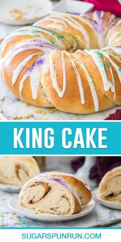 this king cake bundt is so easy to make