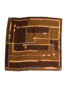 Louis Vuitton Silk ScarfBrownConfidential Silk Scarf MotifLV MonogramFeaturing Hand-Rolled Edges Louis Vuitton Scarf Buyma, Elegant Brown Rectangular Silk Scarf, Luxury Brown Silk Scarf, Louis Vuitton Scarf Silk 90*180 Black And White, Louis Vuitton Scarf Silk 90*180, Rolex Watches Women, Scarf Silk, Saint Laurent Bag, Accessories Jacket