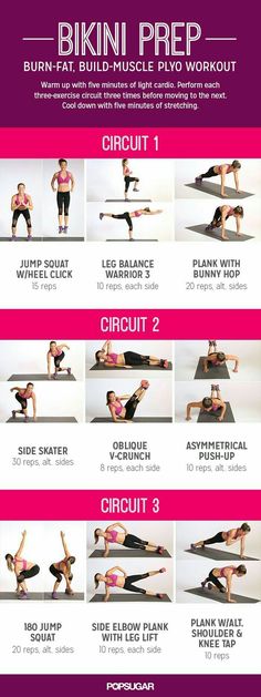 Plyo Workouts, Pop Sugar, Popsugar Fitness, Circuit Workout, Workout Warm Up, Burn Fat, Bodyweight Workout