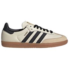 adidas Originals Samba OG | Foot Locker Soccer Pitch, Rich Design, Casual Running Shoes, Design History, Black Running Shoes, History Design, Classic Silhouette, New Generation, White Beige