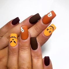 Nails Pictures, Bunny Nails, September Nails, Fall Gel Nails