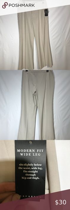 🍍Rafaellla wide leg dress pants. NWT Rafael last wide leg pants. NWT. Rafaella Pants & Jumpsuits Wide Leg Classic Stretch Wide Leg Pants For Spring, Elegant Stretch Cream Pants, Classic Stretch Cream Bottoms, Beige Stretch Wide-leg Dress Pants, Cream Fitted Ankle-length Wide Leg Pants, Fitted Cream Ankle-length Wide Leg Pants, Beige Stretch Wide Leg Dress Pants, Fitted Ankle-length Cream Wide Leg Pants, Cream Stretch Bottoms For Work