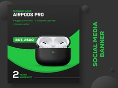 an advertisement for the airpods pro