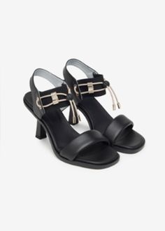 Markdowns: Store Credit or Exchange ONLY. NO ADJUSTMENTS ON PREVIOUS SALES. AS IS. Leather Heel height: 8 cm Made in Italy Closure: Quick shoelace Adjustable T-strap Sandals With Leather Sole And Open Heel, 50 Off Sale, End Of Season Sale, Leather Heels, Shoe Laces, Heel Height, In Italy, Italy, Heels