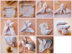 there are many crocheted items that can be used to make hats and scarves