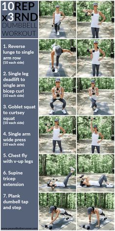 a poster showing how to do an exercise