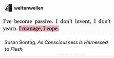 the words are written in pink and black on a piece of paper that says, i've become passive don't inventt