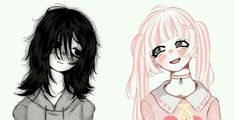 Opposite Aesthetic Friends, Pink Matching Icons, Goth Images, Goth Friends, Free To Edit, Opposites Attract, Matching Pfps, Couple Aesthetic, Matching Pfp