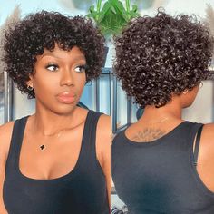 Hair Short Curly, Short Curly Wig, Short Cut Wigs