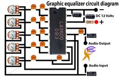 an electronic circuit diagram with various components and instructions to use it in the home or office