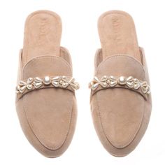 Norwalk | Bejeweled Mules | Mystique Sandals Suede Mules