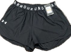 Under Armour Black Shorts With Elastic Waistband, Under Armour Casual Black Shorts, Casual Black Under Armour Shorts, Under Armor Shorts, Under Armour Shorts, Shorts Black, Under Armor, Athletic Shorts, New Woman