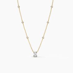 Lab-grown Diamond Emerald Cut Station Necklace/ Diamond By The Yard Necklace/ 14k, 18k Solid Gold Moissanite Necklaces For Women for Bridal This is the perfect gift for mom, wife, fiancée, girlfriend, valentine, daughter, family, friend, or loved one. It is a special gift for Mother's day, Valentine's day, a Wedding, an Anniversary, a Birthday, Christmas, Easter, New Year's, and any Holiday. ⁕ Join us in our mission to make a positive impact on the planet with jewelry made from Conflict-free and Emerald Cut Diamond Necklace With Vvs Clarity, Classic White Gold Emerald Necklace With Brilliant Cut, Diamond Baguette Cut Gemstone Necklaces, Diamond Necklaces With Baguette Cut Gemstone, Classic Yellow Gold Diamond Necklace With Gemstone, 14k Gold Necklace With Emerald Cut Diamond Accents, 14k Gold Baguette Cut Diamond White Necklace, Dainty Emerald Cut Diamond Necklaces, Dainty Emerald Cut Diamond Necklace