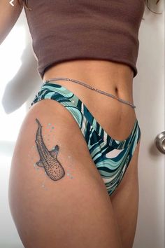 Tattoo Ideas Whale, Stick N Poke Tattoo Ideas, Fine Line Tattoo Designs, Line Tattoo Designs, Simple Cat Tattoo, Whale Shark Tattoo, Hai Tattoo, Beachy Tattoos, Fine Line Tattoo Ideas