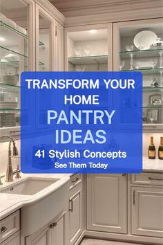 Butler’s pantry Perfect Pantry, Butler’s Pantry, Pantry Ideas, Sleek Storage, Butler's Pantry, Construction Cost, Wine Storage, Kitchen Style