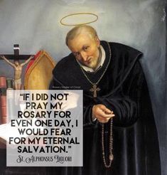 an image of a priest with a quote on it