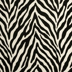 black and white zebra print fabric