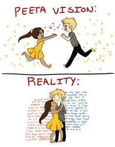 two cartoon images with the words reality and reality written on them