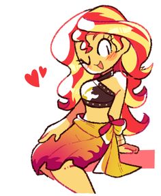 Summer Sunset by Blushily Sunset Shimmer Fanart, Sunset Shimmer Twilight Sparkle, Mlp Sunset Shimmer Fanart, Mlp Sunset Shimmer Redesign, Mlp Fan Art Sunset Shimmer, Mlp Eg Sunset Shimmer, My Lil Pony, Sunset Shimmer, Mlp Fan Art