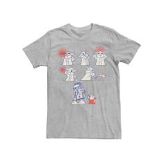 Channel your inner Grogu in this fun men's Star Wars patriotic tee. Channel your inner Grogu in this fun men's Star Wars patriotic tee. Crewneck Short sleevesFABRIC & CARE Cotton, polyester Machine wash Imported Size: XXL. Color: Med Grey. Gender: male. Age Group: adult. Pattern: Graphic. Material: Polyester|Cotton. Funny Short Sleeve T-shirt For 4th Of July, Funny 4th Of July Short Sleeve T-shirt, Funny Pre-shrunk T-shirt For 4th Of July, Patriotic Tees, Graphic Material, Pattern Graphic, Fabric Care, Age Group, Star Wars