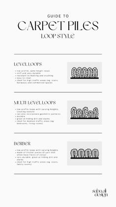 the guide to carpet piles loopstyle