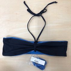 J. Crew Reversible Bandeau Bikini Top In Seacoast A J. Crew Classic! Navy / Blue Reversible -Polyamide/Elastane -Removable Halter Strap -Unpadded -Spaghetti Halter Strap To Be Worn In The Center Of The Bandeau -Lined -Machine Washable, Recommended To Hand Wash. Ak949 Blue Bandeau Halter Top For Summer, Fitted Blue Tube Top For Sunbathing, Stretch Blue Tube Top For The Beach, Blue Bandeau Halter Top For Pool, Blue Bandeau Halter Top For Swimming, Blue Bandeau Halter Top For Beach, Blue Strapless Stretch Swimwear, Adjustable Blue Nylon Swimwear, Blue Strapless Bra-friendly Swimwear