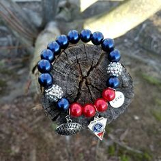 Custom Made Womens Jewelry Bracelets, Beaded Bracelet, Bears, Custom Made, Color Blue, Beaded Bracelets, Women Jewelry, Bracelet, Red