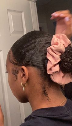 Low Sleek Bun Natural Hair, Slick Natural Bun, Back Bun Natural Hair, Slick Back On Short Natural Hair, Ballerina Bun Natural Hair, Slick Back Bun 4c Hair, No Part Slick Back Bun Natural Hair, Side Part Slick Back Bun Natural Hair 4c, Middle Part Bun Natural Hair