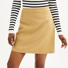 Contemporary style is effortless with this women's tailored mini skirt from Nine West.Click on this WOMEN'S GUIDE to find the perfect fit and more! Contemporary style is effortless with this women's tailored mini skirt from Nine West.Click on this WOMEN'S GUIDE to find the perfect fit and more! FEATURES Hook-and-eye & zipper closure Fully linedFIT & SIZING 17 1/2-in. length Mini length hits at the thigh Contour waistbandFABRIC & CARE Polyester, acrylic, rayon, nylon Machine wash Imported Size: M Chic Mini Hem Skort For Work, Spring Workwear Mini Skirt With Short Inseam, Fitted Mini Length Skort For Workwear, Fitted Pencil Skirt Skort For Fall, Mini Length Skort For Office In Fall, Fall Mini Hem Lined Skort, Fitted Workwear Mini Skort, Fitted Pencil Skort For Fall, Fall Season Mini Hem Lined Skort