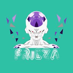 an image of a man with the word frieza in front of him