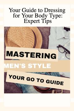 Are you looking to up your style game but don't know the first thing about dressing fashionable? Look no further! Mastering Men's Style Your Go To Guide is the ultimate resource to learn the basics of men's fashion, build an outfit, and cultivate a timeless aesthetic that will take you from casual date nights to business meetings. Read now to get tips and tricks on how to dress with confidence and look your best every day! Casual Date Nights, Body Types, Fitness Fashion