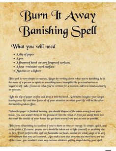 #banishing #spell #witch #magic #protection Easy Wiccan Spells For Beginners, Witchcraft Banishing Spells, Banish Bad Energy Spell, Banishing Spells Witchcraft, Banish Debt Spell, Beginner Spells Witchcraft, Truth Spells For Beginners, Baneful Magick Spells, Truth Spells Witchcraft