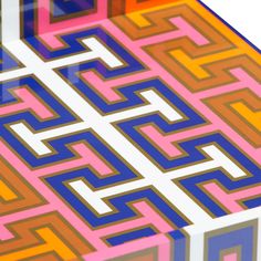 an image of a colorful pattern on a table