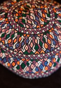 This is an antique Chodor Turkmen cap in a fine stitch in a multitude of colors. A wonderful ethnographic item. Excellent designs. -Silk embroidery -Ethnographic Traditional Multicolor Woven Hat, Traditional Multicolor Hats For Festivals, Traditional Multicolor Hats, Traditional Multicolor Embroidered Hat, Traditional Embroidered Multicolor Hats, Traditional Multicolor Festival Hats, Traditional Cap With Multicolor Embroidery, Multicolor Embroidered Hats For Festivals, Woven Art