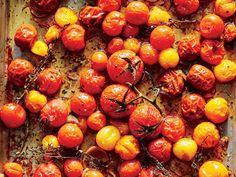 the tomatoes have been washed and are ready to be picked in the garden or used as an appetizer